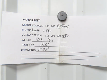 Elektrim Type ESG AC Motor 5Hp 1735 RPM 230/460V 3PH 182/184TC TEFC