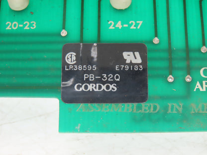 Gordos Arkansas PB-32Q Circuit Board with 8 IDC5Q 4-Channel input Modules