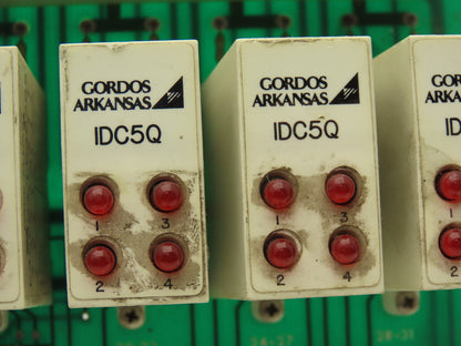 Gordos Arkansas PB-32Q Circuit Board with 8 IDC5Q 4-Channel input Modules