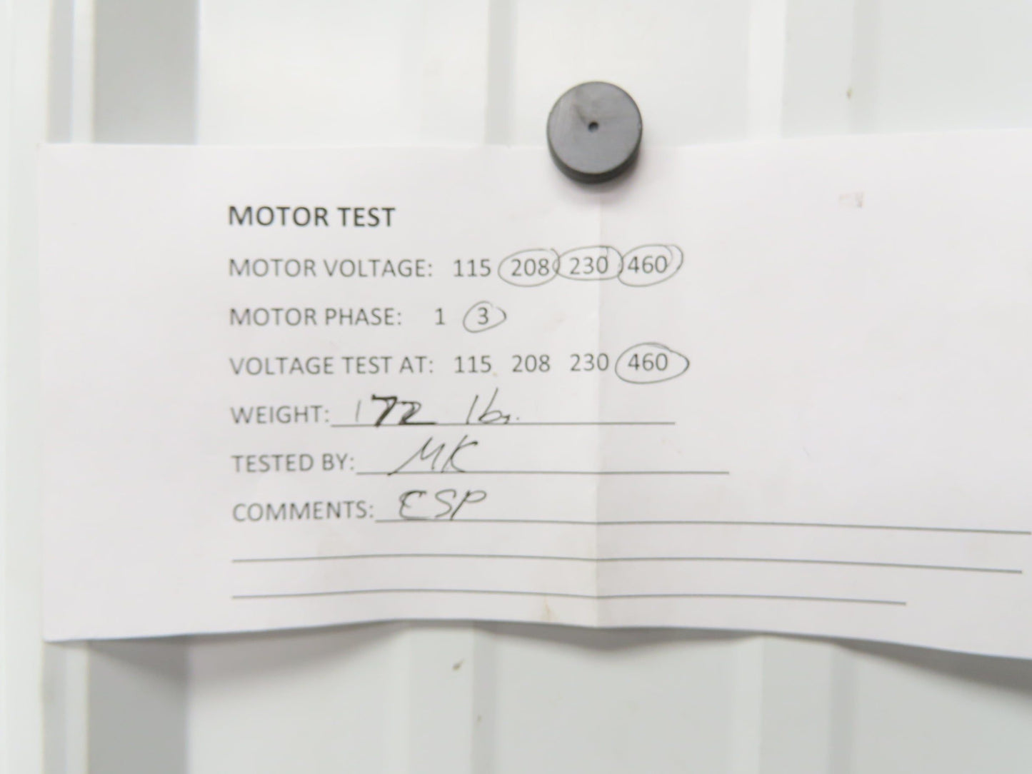 Leeson Electric N215T17FC41A AC Motor 10Hp 1750 RPM 230/460V 3PH 215TC 151348-60