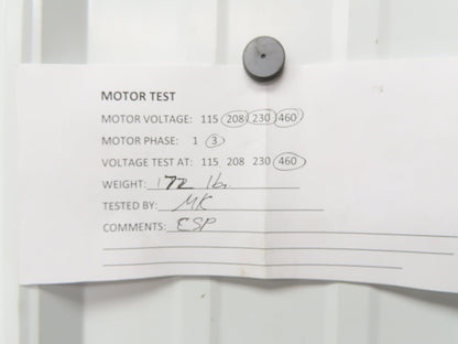 Leeson Electric N215T17FC41A AC Motor 10Hp 1750 RPM 230/460V 3PH 215TC 151348-60