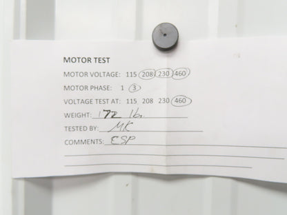 Leeson Electric N215T17FC41A AC Motor 10Hp 1750 RPM 230/460V 3PH 215TC 151348-60