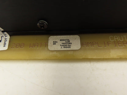 IED IED6270L Amplifier 200W 6000 Series