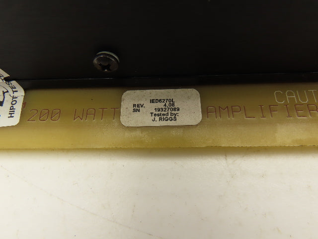IED IED6270L Amplifier 200W 6000 Series