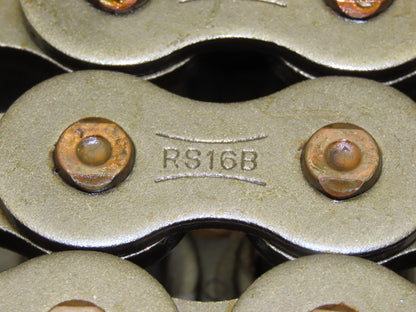 Tsubaki RS16B-1 Riveted Roller Chain Single Strand 1"Pitch 10'L w/Master Link