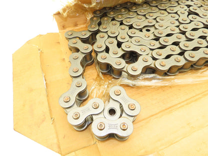 Tsubaki RS16B-1 Riveted Roller Chain Single Strand 1"Pitch 10'L w/Master Link