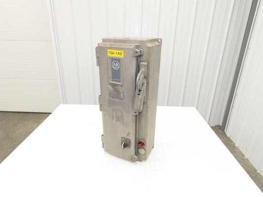 Allen-Bradley 502-T694890-1 Combination Starter Fusible 600V 3PH 10HP 120V Coil