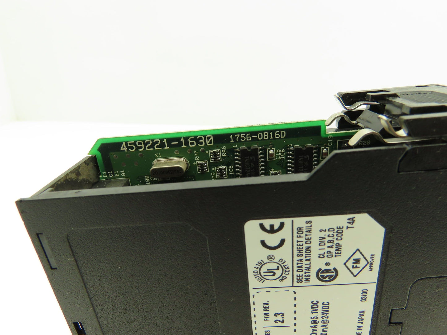 Allen Bradley 1756-OB16D DC Diag Out 16Pt Ser A Cat Rev E01 F/W Rev 2.3