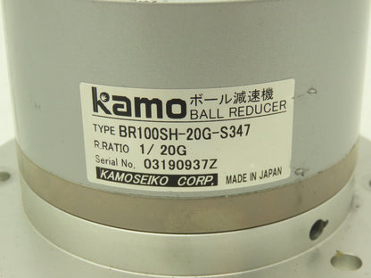 Kamoseiko BR100SH-20G-S347 Kamo Inline 20:1 Ball Reducer 14mm x 20mm 100 Frame