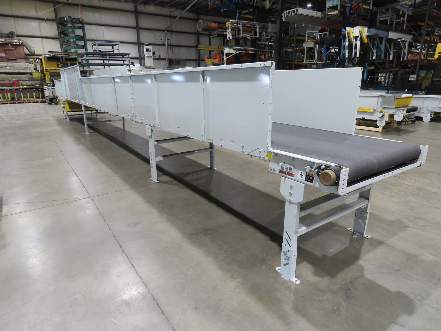 Hytrol BPC 43"x 43' Slider Bed Conveyor 41" Belt 3Hp 3PH Center Drive 159fpm