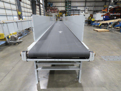 Hytrol BPC 43"x 43' Slider Bed Conveyor 41" Belt 3Hp 3PH Center Drive 159fpm