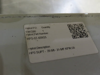 Hytrol BPC 43"x 43' Slider Bed Conveyor 41" Belt 3Hp 3PH Center Drive 159fpm