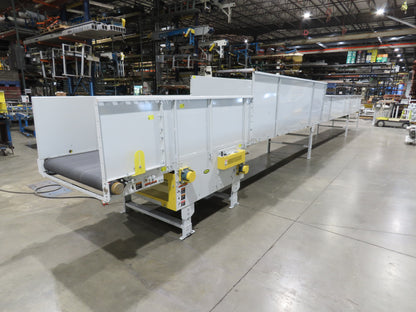 Hytrol BPC 43"x 43' Slider Bed Conveyor 41" Belt 3Hp 3PH Center Drive 159fpm