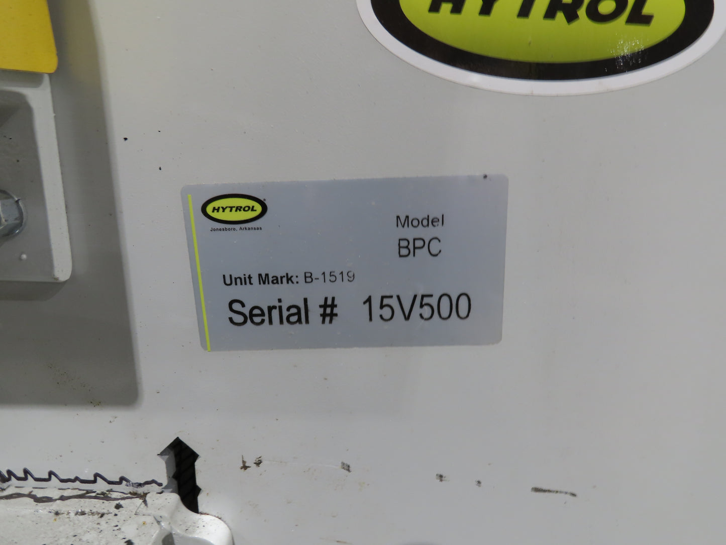 Hytrol BPC 43"x 43' Slider Bed Conveyor 41" Belt 3Hp 3PH Center Drive 159fpm