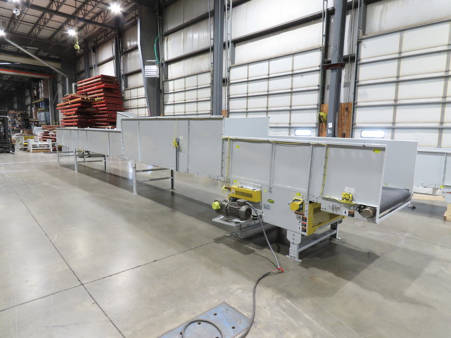 Hytrol BPC 43"x 43' Slider Bed Conveyor 41" Belt 3Hp 3PH Center Drive 159fpm