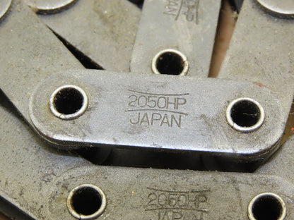 Tsubaki C-2050 2050HP Hollow Pin Roller Chain 1.25" Double Pitch 10'L  Lot of 2