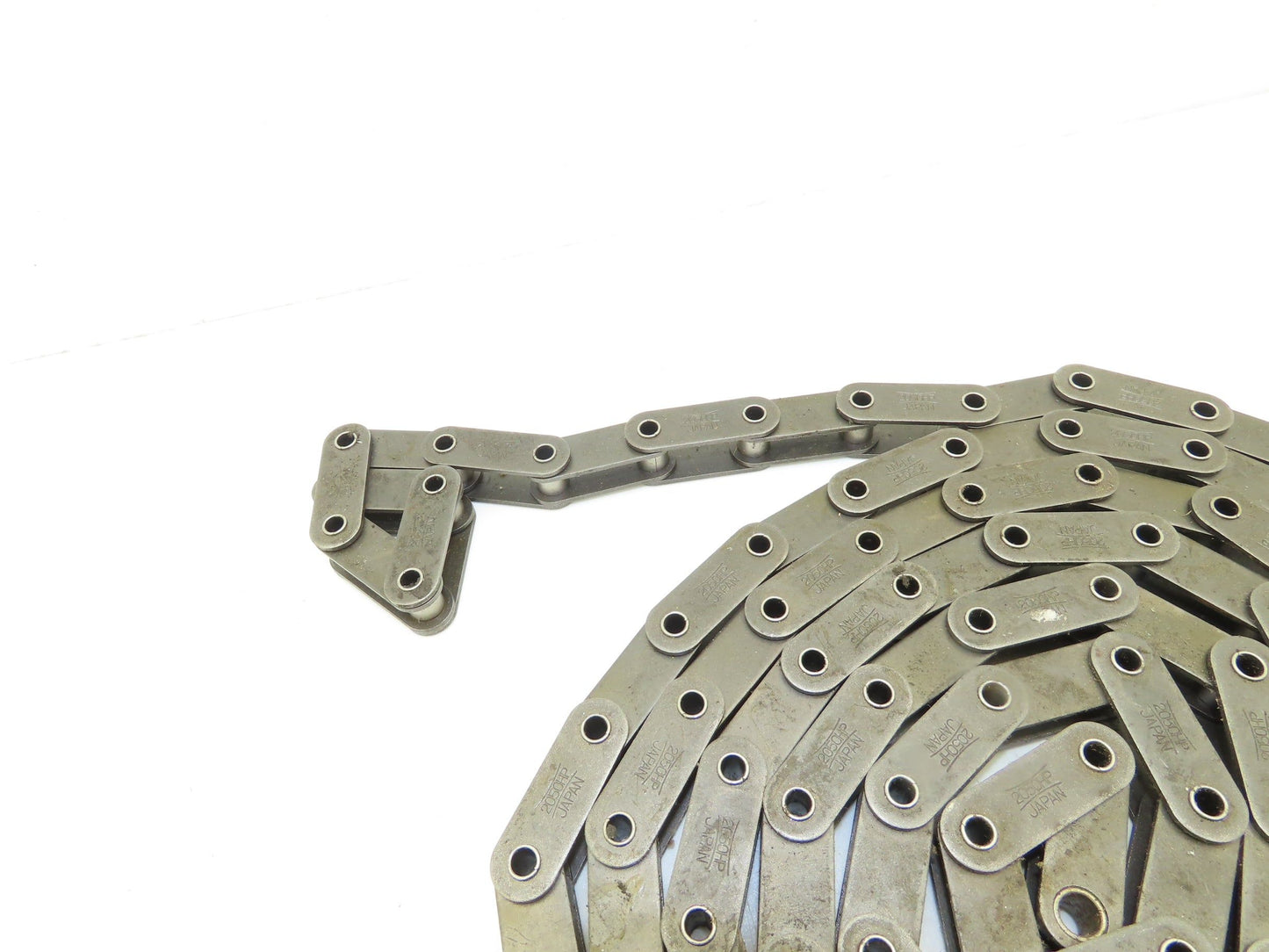 Tsubaki C-2050 2050HP Hollow Pin Roller Chain 1.25" Double Pitch 10'L  Lot of 2