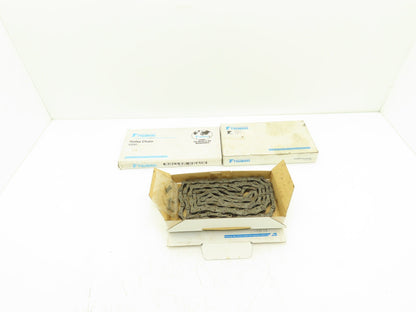 Tsubaki A2040 Riveted Roller Chain Single Strand 1" Double Pitch 10'L  Lot of 3