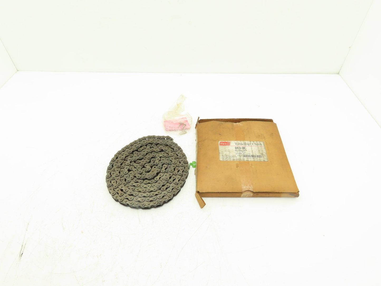 Rexnord 843-BC Tabletop Chain Guide Steel Base Roller Chain 1/2" Pitch 10'L