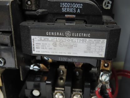 General Electric NP-161815-X Combination Motor Starter Fused 30 Amp 600VAC 10HP