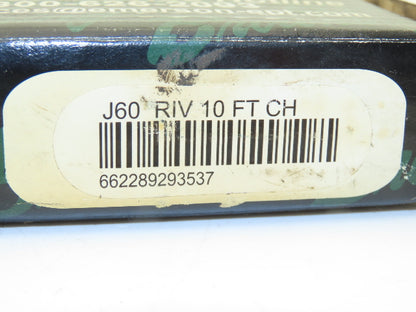 Browning J60 Riveted Roller Chain #60 Single Strand 3/4" Pitch 10'L  Lot of 2