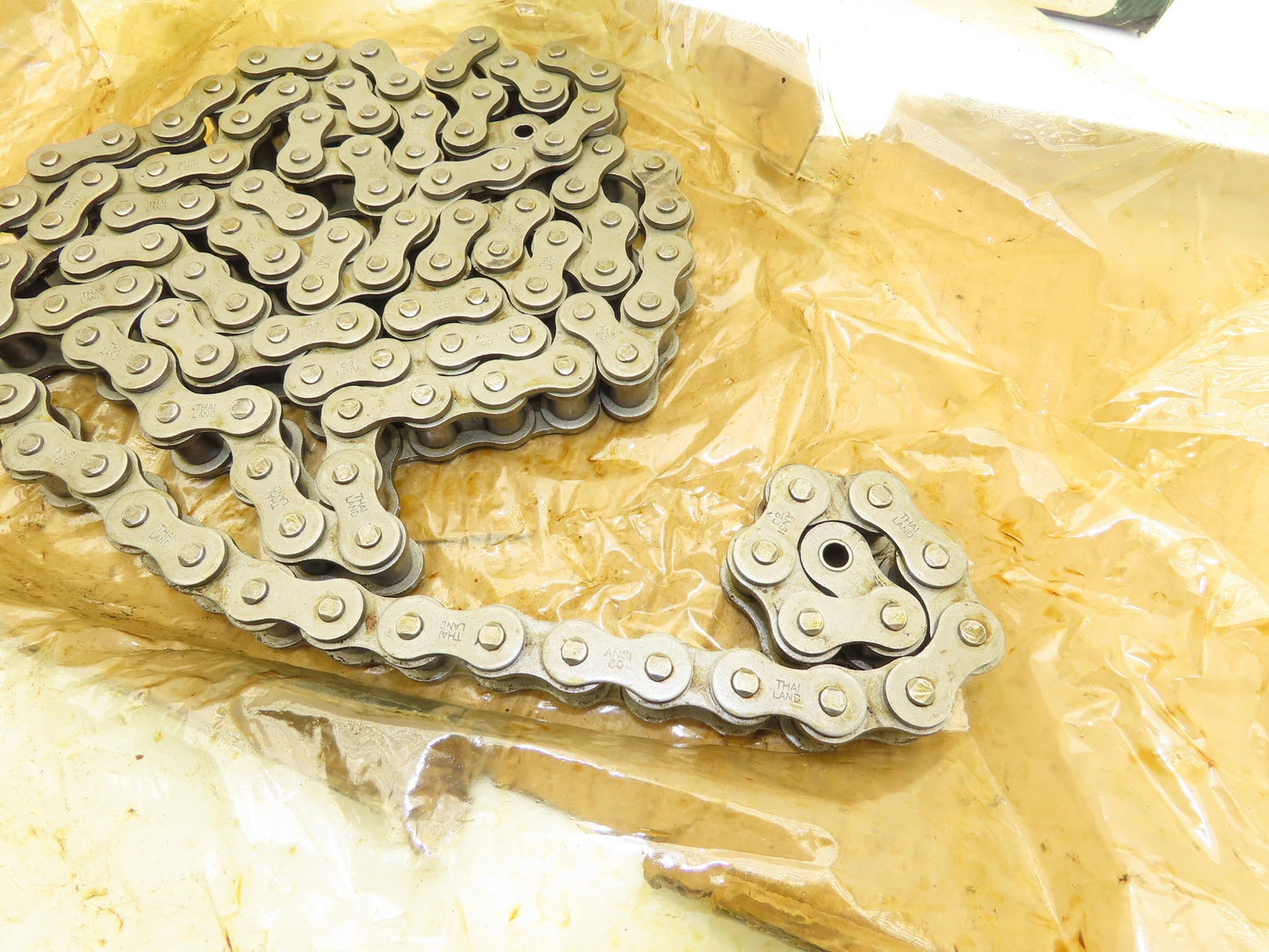 Browning J60 Riveted Roller Chain #60 Single Strand 3/4" Pitch 10'L  Lot of 2