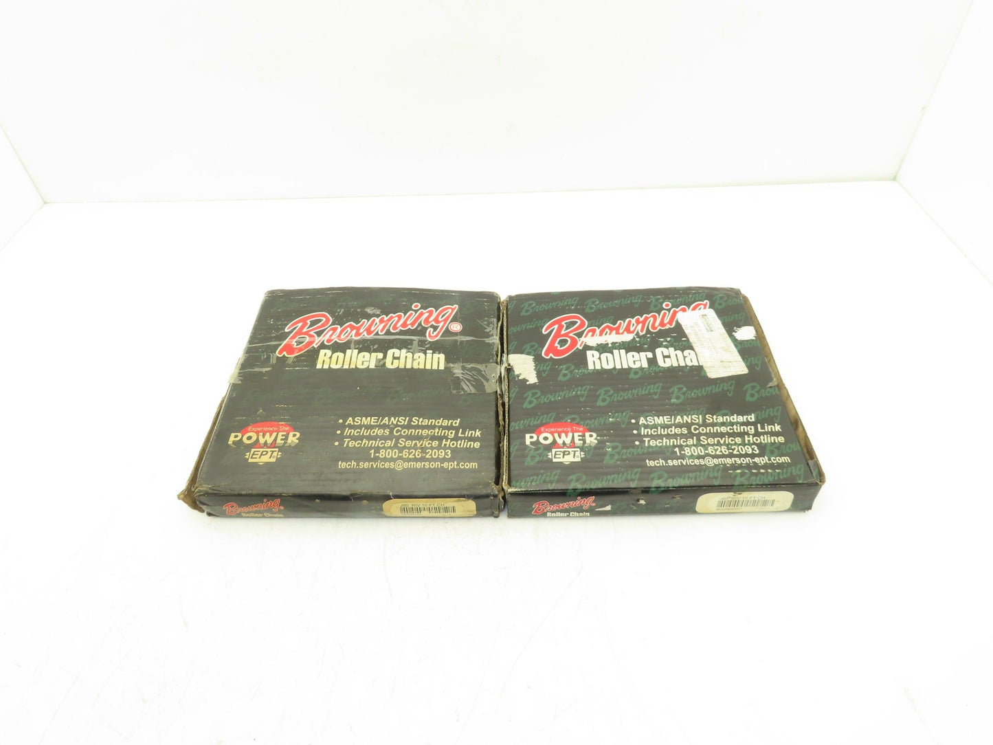 Browning J60 Riveted Roller Chain #60 Single Strand 3/4" Pitch 10'L  Lot of 2