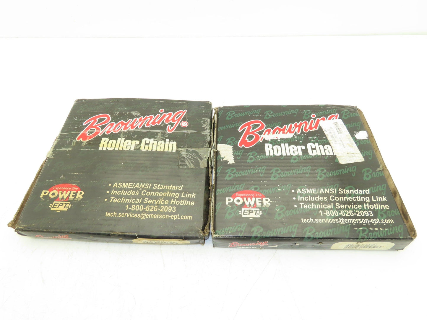 Browning J60 Riveted Roller Chain #60 Single Strand 3/4" Pitch 10'L  Lot of 2