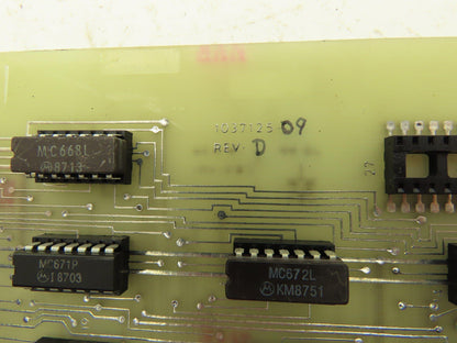 Nidec 1037125-09 Circuit Board Rev D