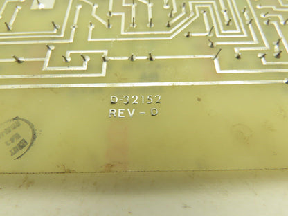 Nidec 32151-G2 Circuit Board Rev D Fincor Drive
