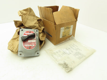Appleton EFKF2Q Cover for EFS 1 & 2 Pole Explosion & Dust Ignition Proof Switch