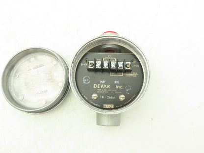 Devar 18-268A Pneumatic Air Pressure Transmitter 3/15psig 24vdc