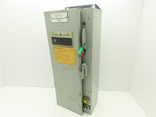 General Electric NP-161815-D Combination Motor Starter Fused 30 Amp 600VAC 10HP