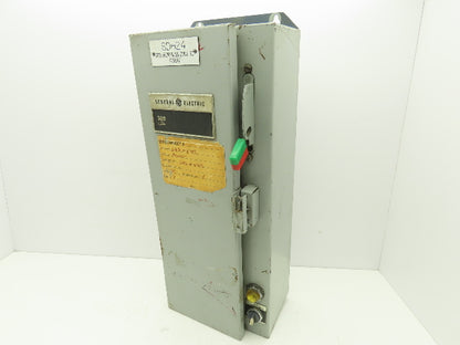General Electric NP-161815-D Combination Motor Starter Fused 30 Amp 600VAC 10HP