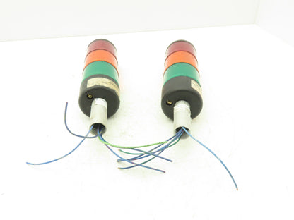 Telemecanique Stack Light Red/Amber/Green 24V Lot of 2