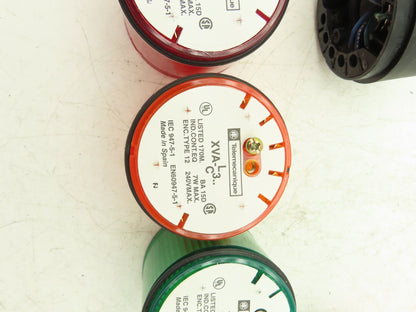 Telemecanique Stack Light Red/Amber/Green 24V Lot of 2