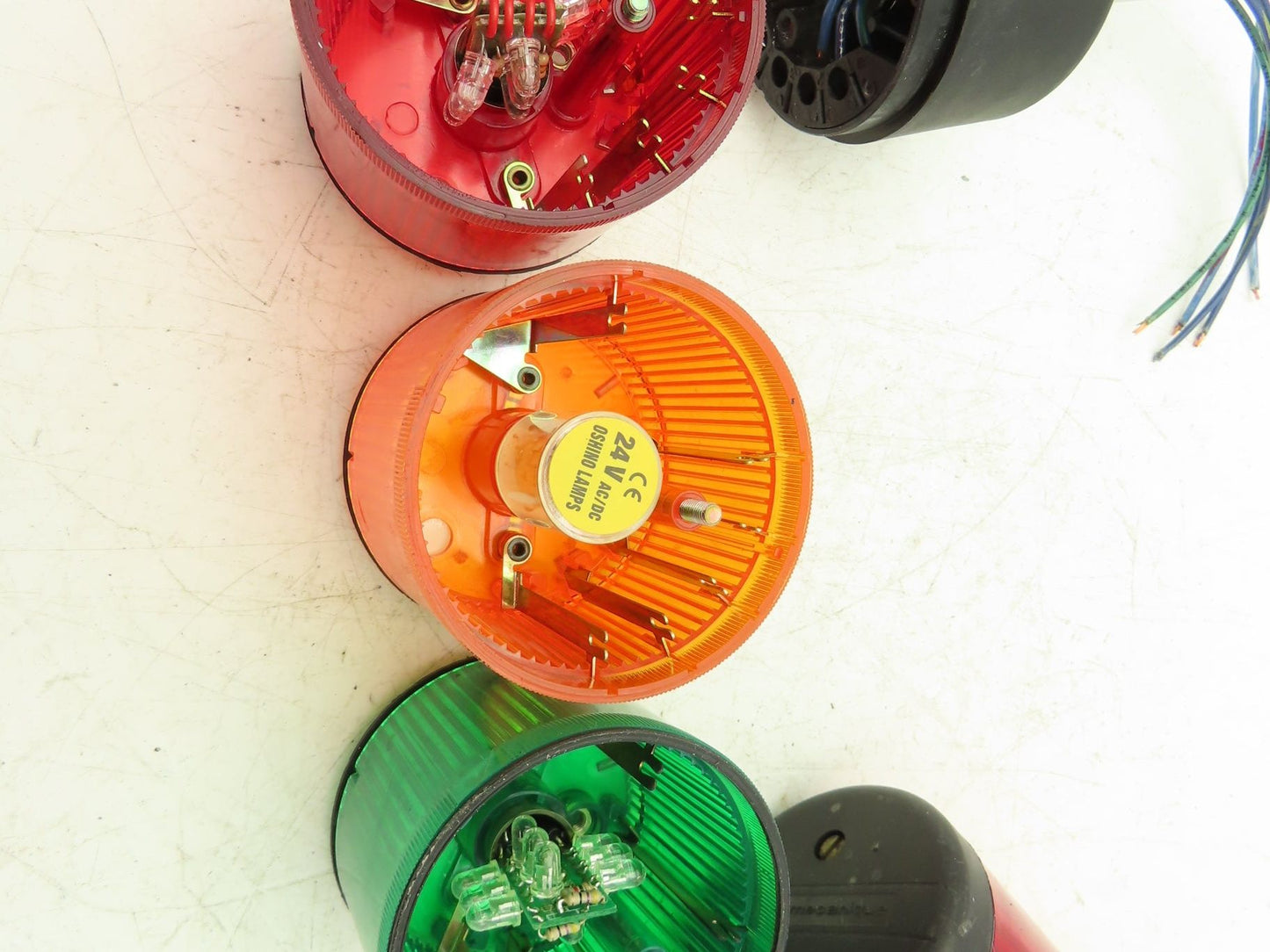 Telemecanique Stack Light Red/Amber/Green 24V Lot of 2