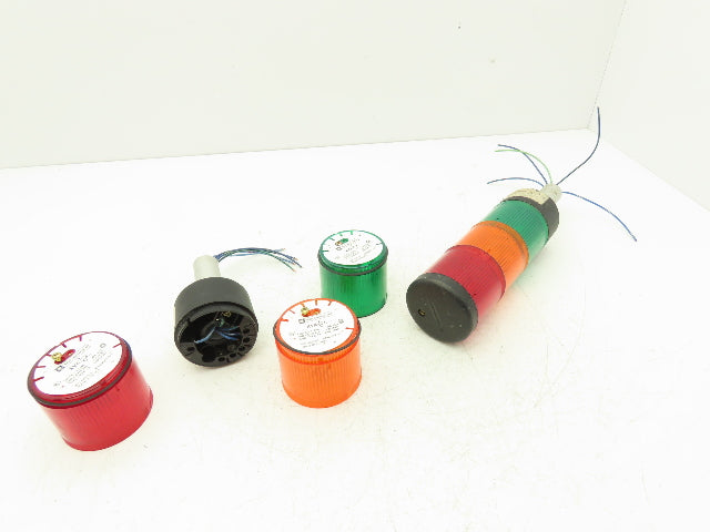 Telemecanique Stack Light Red/Amber/Green 24V Lot of 2