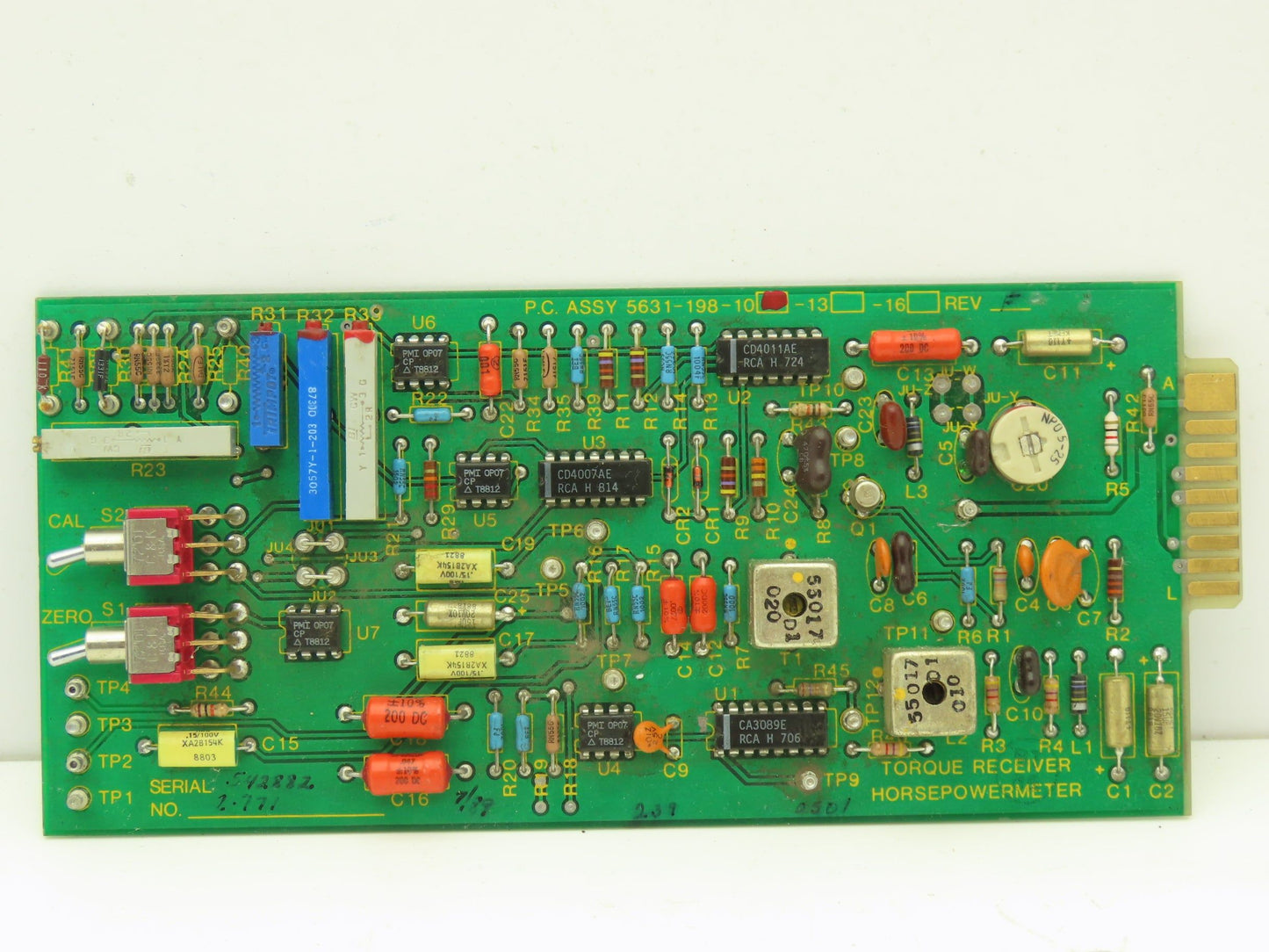 Acurex 5631-198-10 Torque Receiver Horsepower Meter