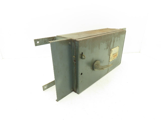 General Electric QMR364 Fusible Interrupter 60A 3Pole 600VAC 100HP