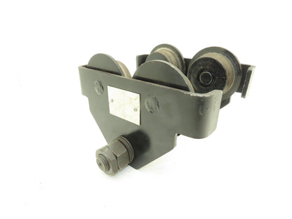 CM 633 1-Ton Plain Type Manual Push Trolley 3"-8" Flange 2000Lb