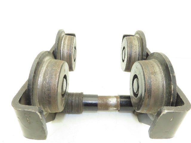 CM 633 1-Ton Plain Type Manual Push Trolley 3"-8" Flange 2000Lb