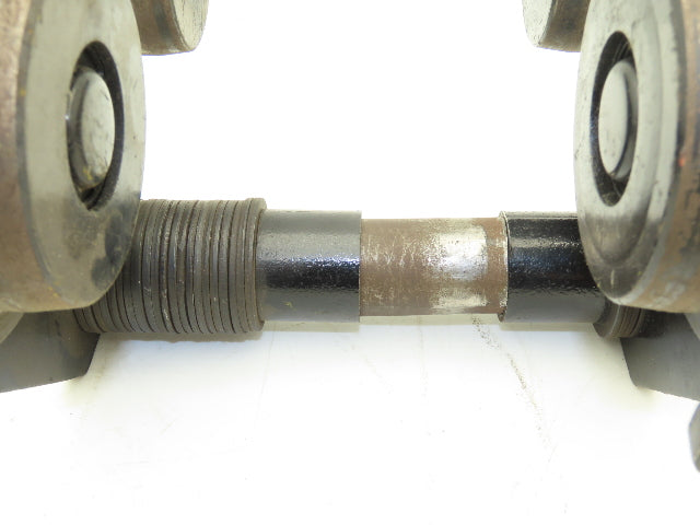 CM 633 1-Ton Plain Type Manual Push Trolley 3"-8" Flange 2000Lb