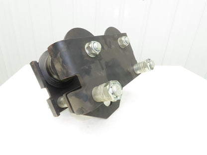 CM CBTP  3-Ton Plain Type Manual Push Trolley 3"-8.7" Flange 6000Lb