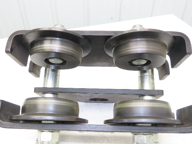 CM CBTP  3-Ton Plain Type Manual Push Trolley 3"-8.7" Flange 6000Lb