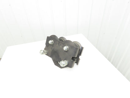 CM CBTP  3-Ton Plain Type Manual Push Trolley 3"-8.7" Flange 6000Lb