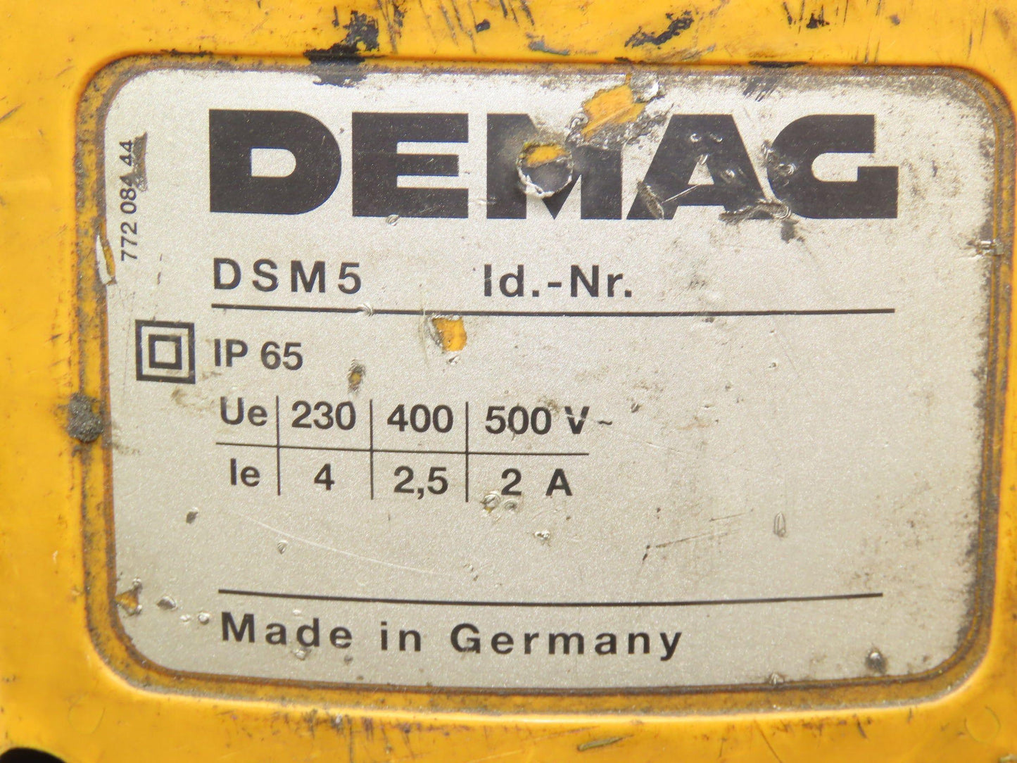 Demag Crane DSM5 Manulift Chain Hoist Load Control Handle 2-Speed