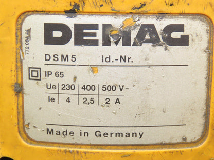 Demag Crane DSM5 Manulift Chain Hoist Load Control Handle 2-Speed