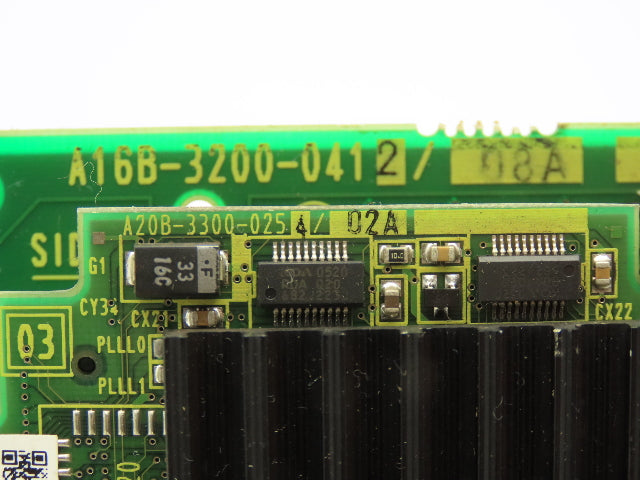 Fanuc A16B-3200-0412/ 08A Main Board Slot Card With SRAM CPU Servo Cards
