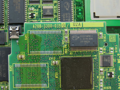 Fanuc A16B-3200-0412/ 08A Main Board Slot Card With SRAM CPU Servo Cards